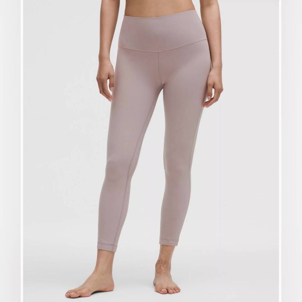 lululemon Align™ Double Lined Mauve Grey High-Rise Pant 25" Size 4